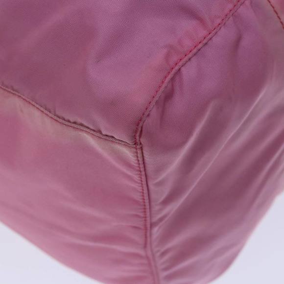 PRADA Boston Bag Nylon Pink Auth ac2870 - Picture 12 of 16